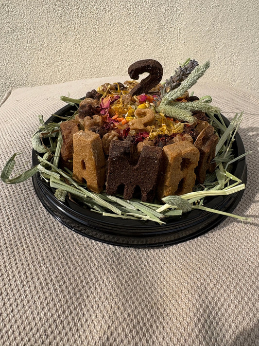 Tarta ‘Conejil’ - tarta para Conejos Woof Natural - Puro & Simple - Obrador canino