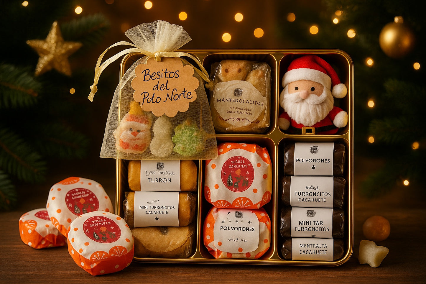 Regalo de Belén XL — Navidad Woof Natural