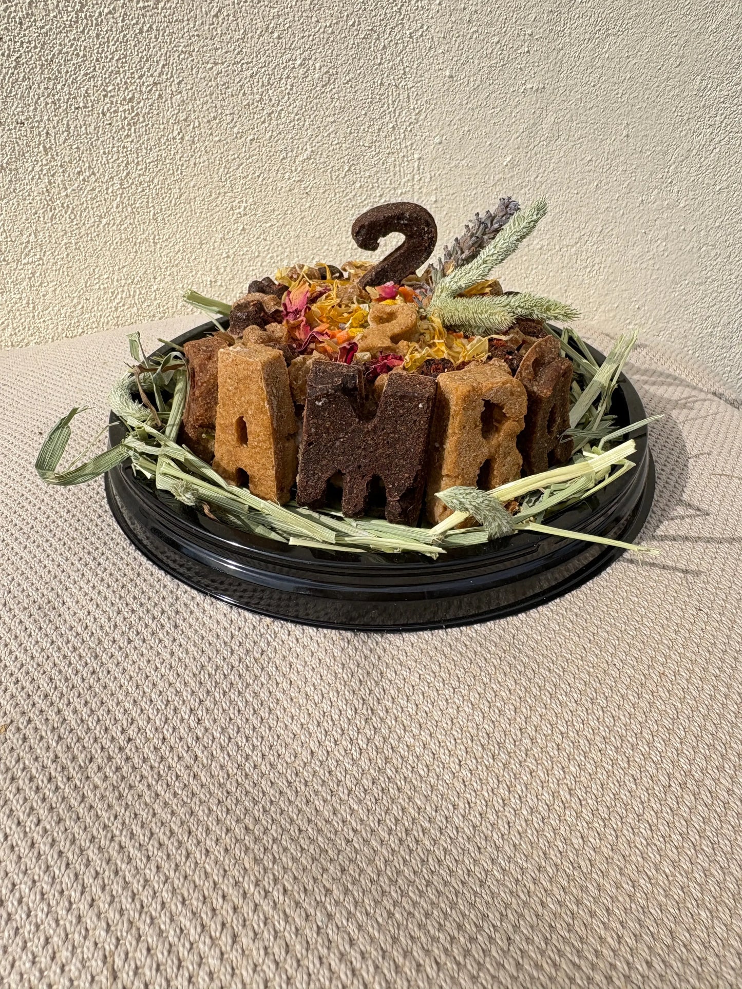 Tarta ‘Conejil’ - tarta para Conejos Woof Natural - Puro & Simple - Obrador canino