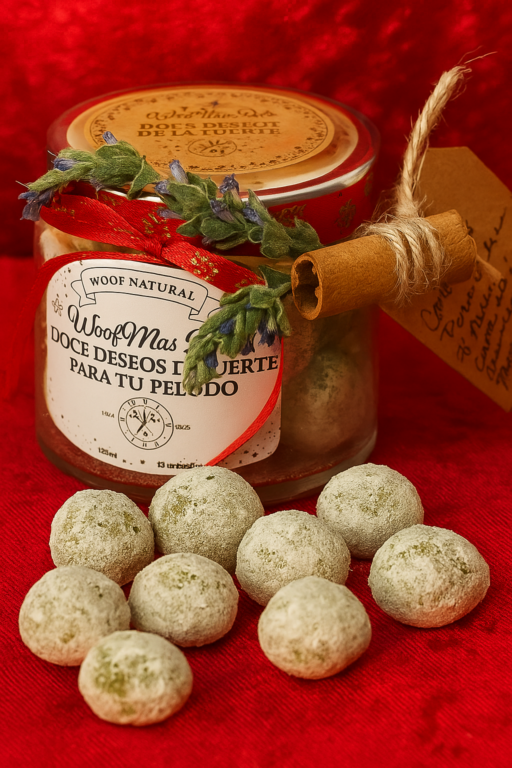 Uvas de la Suerte Woof 2025 para perros Woof Natural