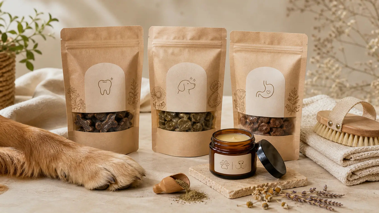 Cuidado-diario Woof Natural - Puro & Simple - Obrador canino