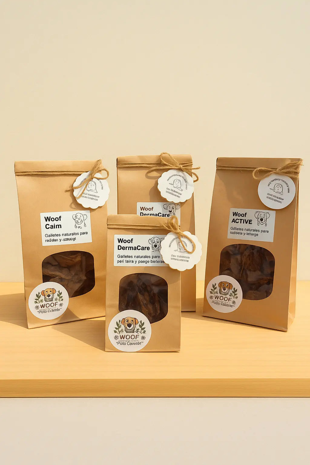 Línea-Esenciales Woof Natural - Puro & Simple - Obrador canino