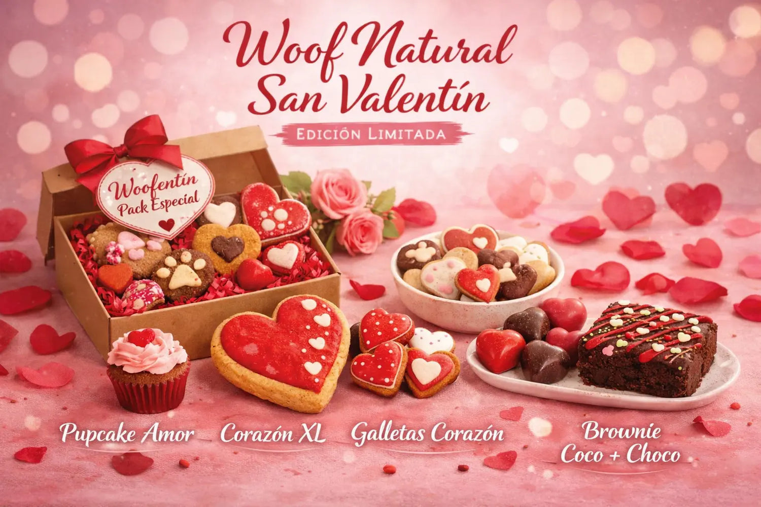 Woofentin-San-Valentín-Woof-2026 Woof Natural - Puro & Simple - Obrador canino