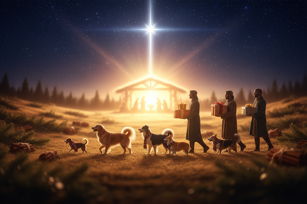 Colección Regalos de Belén - Amigo Invisible para perros con premios naturales WoofMas