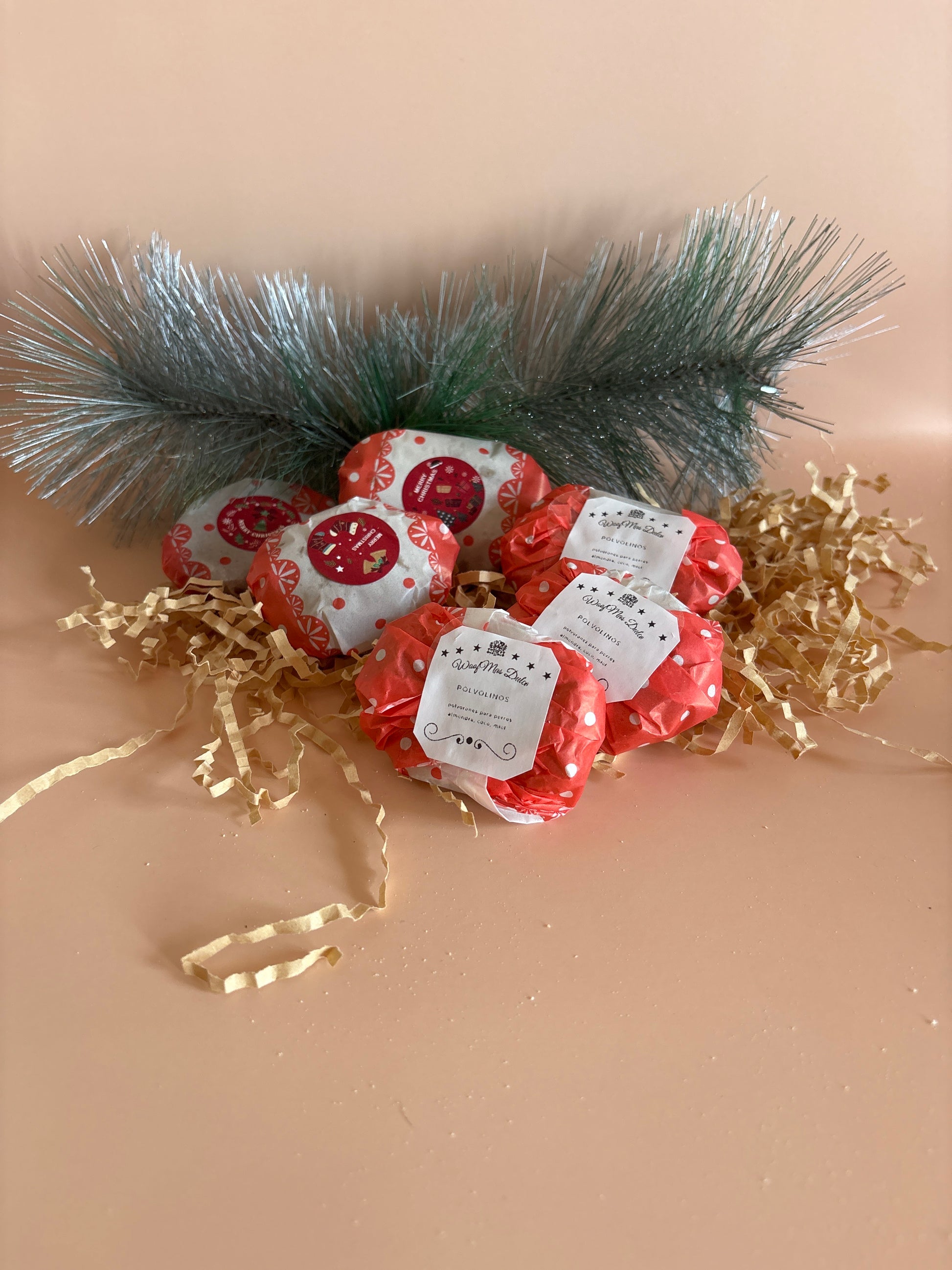 Polvolinos – Polvorones para perros Woof Natural - Puro & Simple - Obrador canino