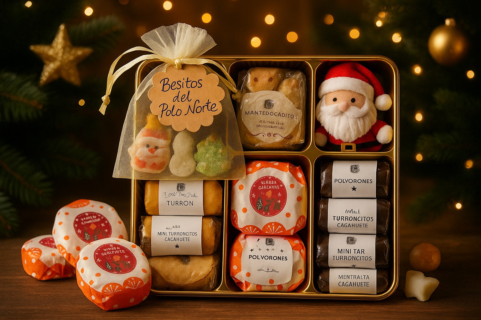 Regalo de Belén XL — Navidad Woof Natural