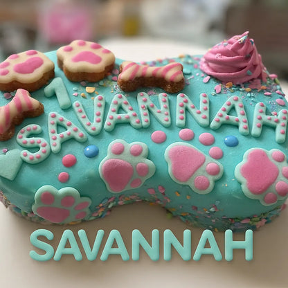 GalleTarta de Cumpleaños - pastel especial para celebrar el cumple de tu fiel amigo Woof Natural - Puro & Simple - Obrador canino artesanal para perros felices