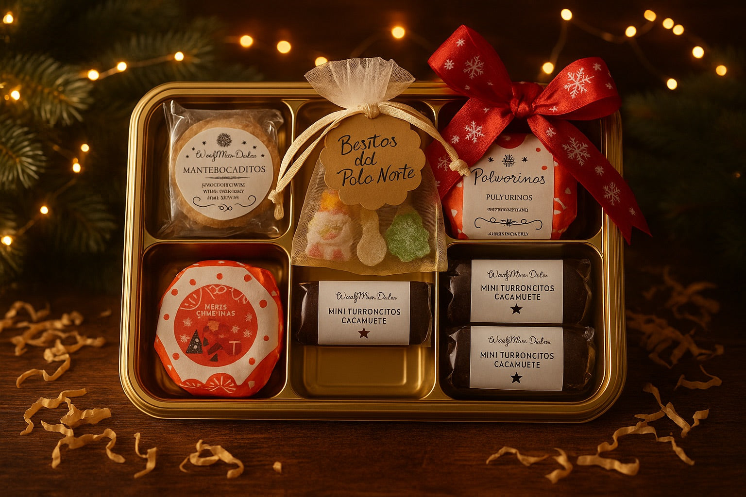 Regalo de Belén XL — Navidad Woof Natural