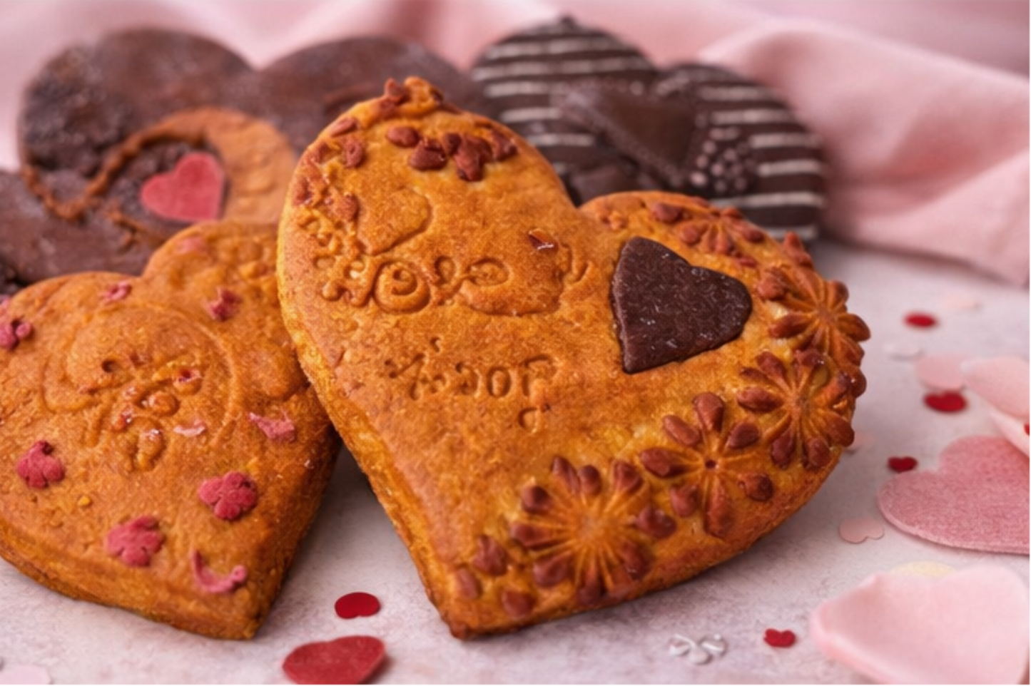 Galleta Premium Corazón XL · Woofentin San Valentín Woof Natural
