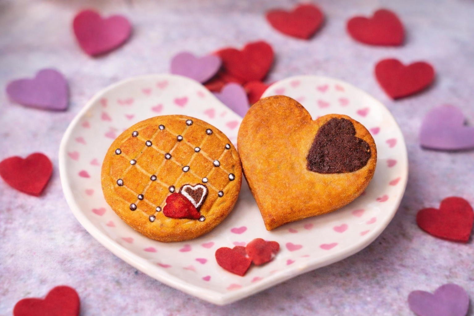 Galleta Premium Corazón XL · Woofentin San Valentín Woof Natural