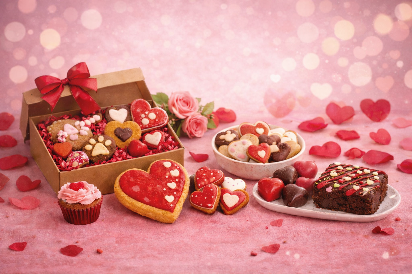 Woofentin · Selección Especial San Valentín Woof Natural - Puro & Simple - Obrador canino